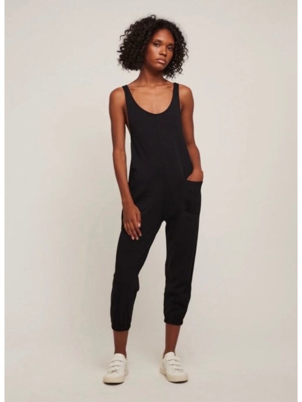 For Days~Black 100% Organic Cotton~Relaxing Romper~Size Small